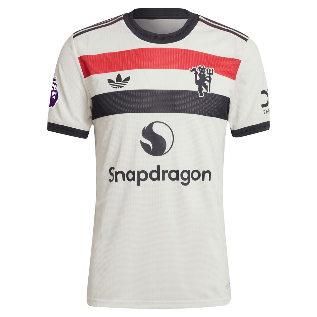 Alejandro Garnacho Manchester United adidas Originals  2024/25 Third Authentic Jersey - Cream