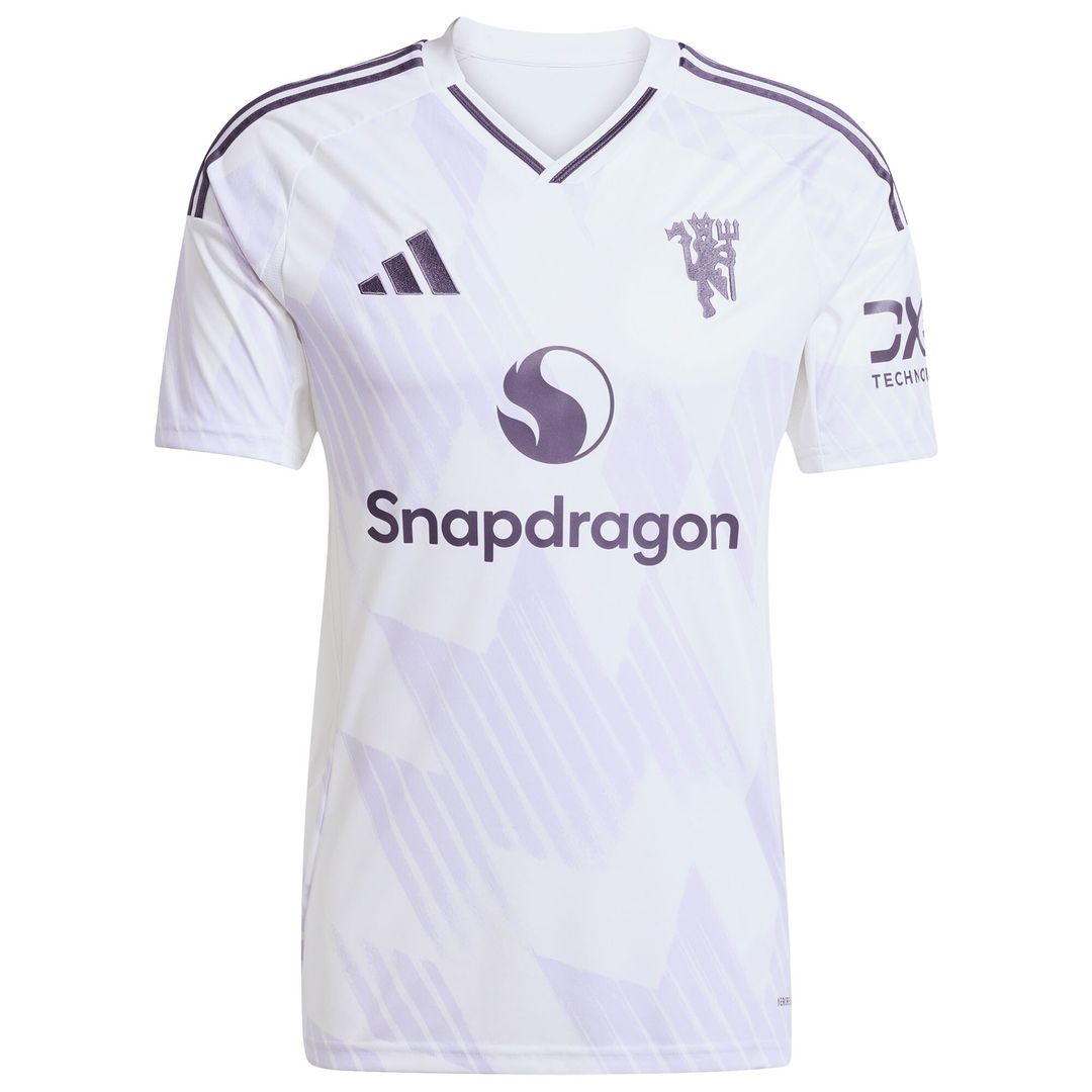 Alejandro Garnacho Manchester United adidas 2025/26 Away Replica Player Jersey - White