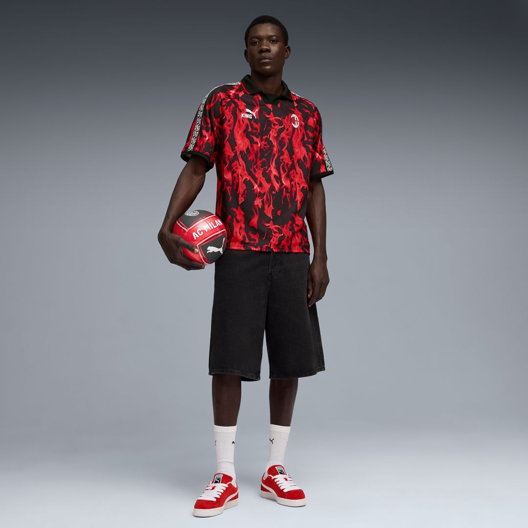 AC Milan Puma King Retro Jersey - Red